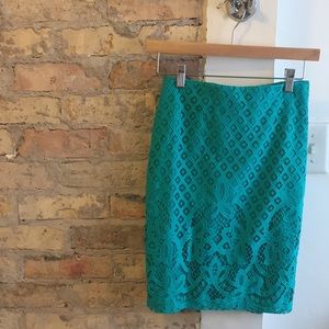 Unworn LOFT Lace Skirt